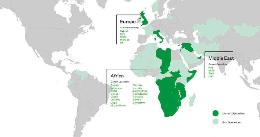 ES-KO Operations Map